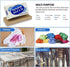 Zote Soap Laundry Clothes Detergent and Soap Dish Bundle, Stylish Addition to Any Laundry Room