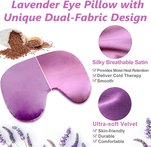 Sinus Face Mask Heated for Headache, Migraine, Dry Eyes Relief, Warm Compress, Microwavable Eye Heating Pad