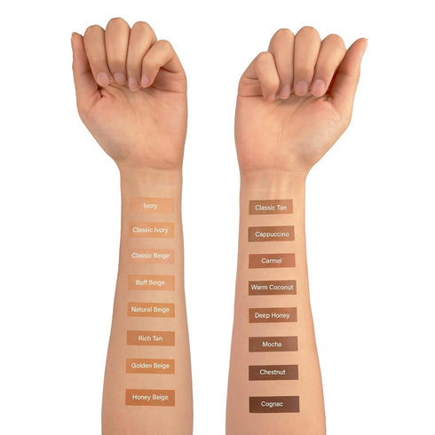 Ruby Kisses Natural Full Coverage 3-In-1 Stick Foundation, Lightweight, Long Lasting, Easy to Apply, Concealer &