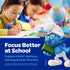 The Smurfs Nootropic Gummies for Kids with Vitamin B12 & L-Theanine, 30 Vegan Gummies for Focus