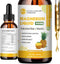Magnesium Glycinate Liquid - 2 Pack - 1000mg Magnesium Liquid Supplement with Cellulose Fiber, Bromelain, Vitamins B6,