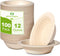 12oz Paper Bowls Disposable, 100 Pack Eco-friendly Compostable Party Serving Bowls for Salad, Ice Cream, Dessert, Hot