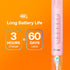 Bitvae R1 Rotating Electric Toothbrush with 8 Brush Heads, 5 Modes, Rechargeable Power Toothbrush, Pink