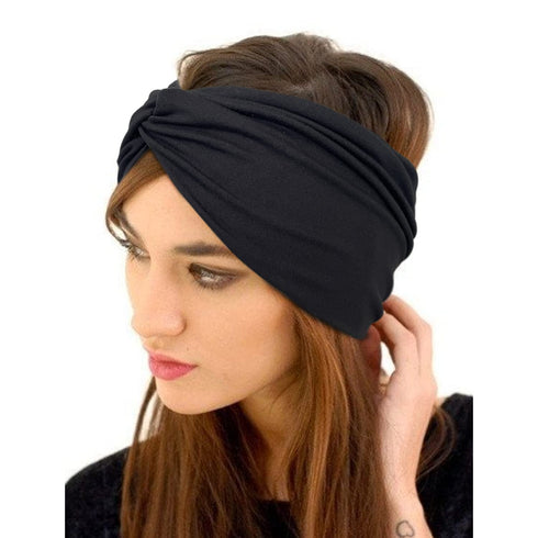 Jesries Women Headbands, African Wide Hair Wrap Extra Turban Head Bands for Large Sport Workout