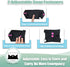 wegreeco Reusable Menstrual Pads, 6 Pack Soft Cloth Sanitary Pads with 1 Cloth Mini Wet Bag (Small, Black)