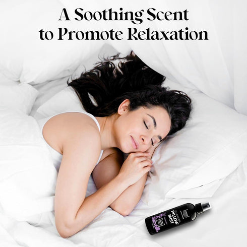 Pack Aromasong All Natural Pillow Spray for Deep Sleep- Holiday Gift of Lavender, Ocean Mist, and Eucalyptus Included