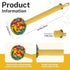 Hammer, Hammer, 26cm-Yellow lefeke Manual Massage Mugwort Massage Handheld Body Percussion Tool for Back Neck Shoulder
