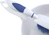Dustpan and Brush Set, Hand Broom with Ergonomic Grip Handle, Blue Hand Brush by Superio for Easy Dirt Pickup