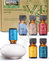 VTS Waterless Diffuser with Essential Oils Set, Top 6 Aromatherapy Oil Blends, Home Fragrance Gift Set