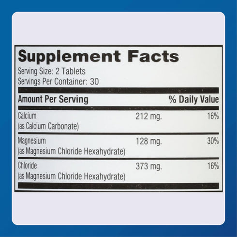 Major MagDelay Magnesium Chloride, 64 mg, Delayed-Release Supplement, 60 Tablets