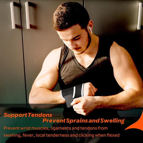 Adjustable Wrist Brace Support for Fitness, Weightlifting, Tendonitis & Carpal Tunnel – Comfortable Compression for Pain Relief & Everyday Use