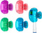 Nincha 4-Pack Multicolor Toothbrush Head Covers - Universal Clip-On Protector for Manual &