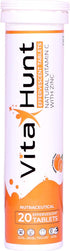Vitamin C 1000 mg with Zinc - Antioxidants for Immune Support - 20 Effervescent Tablets - Orange Flavour