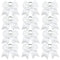 Hipcheer 12PCS Large Cheer Hair Bows for Girls, Hand-made 8" Rhinestones Grosgrain Ribbon Hair Accessories