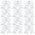 Hipcheer 12PCS Large Cheer Hair Bows for Girls, Hand-made 8" Rhinestones Grosgrain Ribbon Hair Accessories