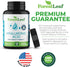 ForestLeaf Hyaluronic Acid Supplements - 100mg Dietary Powder Capsules + 50mg VIT C, 120 Caps