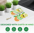 Biodegradable Cellulose Compressed Sponges, Pack of 12 Fruit Shaped Kitchen Sponges for Heavy Duty Cleaning