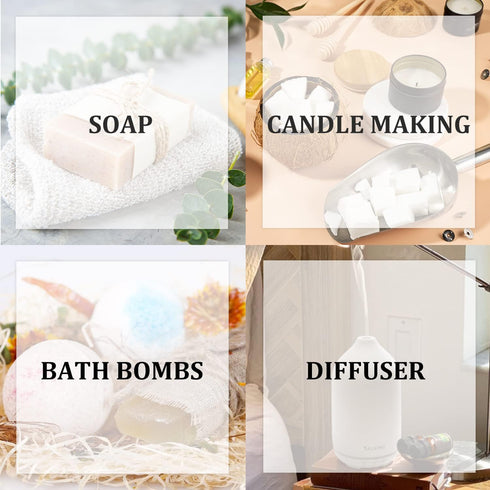 Set, Set SALKING Spring Fragrance Oils Premium Essential Oils Gift for Diffuser, Scented Oil for Soap & Candle Making