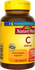 Nature Made Extra Strength Vitamin C, 1000 mg, 100 Tablets, Dietary Supplement for Immune Support, 100 Day Supply