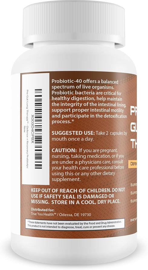 Pro Gut-Lung Therapy, Probiotic Mood Support for Balanced Mood, Gut & Lung Probiotic Balance, Overall Health Support
