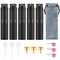 Tekson 5PCS 8ml Travel Perfume Atomizer, Refillable Mini Cologne Spray Bottle for Liquid Dispenser