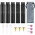 Tekson 5PCS 8ml Travel Perfume Atomizer, Refillable Mini Cologne Spray Bottle for Liquid Dispenser