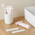 Xinjoduz 10 Pack Toothpaste Tube Squeezers, White PP Reusable Toothpaste Dispenser Clip &