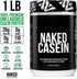 Naked Casein, 1Lb Micellar Casein Protein, Bulk, GMO-Free, Gluten Free, 15 Servings