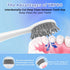 10 Pack Replacement Toothbrush Heads for Burst Electric Toothbrush, YMPBO Deep Cleaning Bristle Design, White