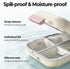 ZHIYES 7 Compartments Travel Pill Organizer, Foldable Portable Airtight Daily Pill Box, Compact Pill Case for Purse