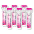 Swisspers Premium Cotton Rounds, 100 Count (Pack of 6) - 100% Pure Cotton, Soft, Hypoallergenic Pads for Makeup Removal