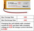 YELUFT 3pcs 3.7V 3700mAh 103395 1S PH2.0 ESP32 Lithium Polymer Battery LiPo Rechargeable Battery with Protection Board