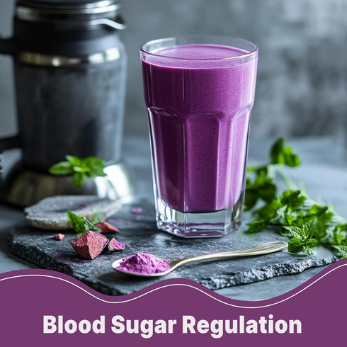 UNLEASH'D ORGANIC 16 oz 100% Organic Purple Potato Powder Pure Natural Superfood, Rich in Antioxidants & Plant