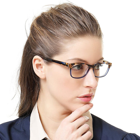 OCCI CHIARI Blue Light Magnifying Reading Glasses for Women 2.0 Anti Glare Eyestrain Spring Hinge Readers