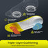 Women(8-9)/Men(7-7.5) Orthotic High Arch Support Inserts for Plantar Fasciitis, Flat Feet - Rigid Arch Support