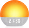 LUMLLSAJI Sunrise Alarm Clock, White Noise Sound Machine, Gentle Alarm Clocks for Bedrooms,