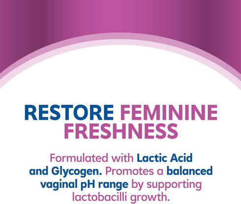 New Freshness 7 Vaginal Odor Relief Gel for Odor Associated with Bacterial Vaginosis, Prefilled Vaginal Suppositories