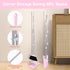 Set BSKLIN Broom and Dustpan House Brooms for Sweeping Indoor Collapsible Broom and Dust Pan Combo for Home Office