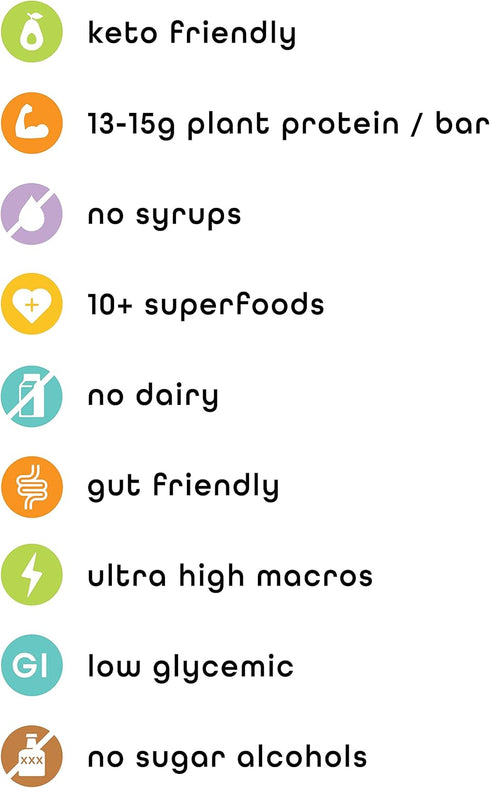 Feel Vegan Protein Bars: Keto, Gluten Free, Organic, 15g Protein, Low Sugar, Variety Pack (6 Pack)