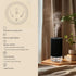 Sytem-60ml Waterless Essential Oil Car Diffuser with Color LED Voice Ambient Light,Mini and USB Cold Mist Aromatherapy