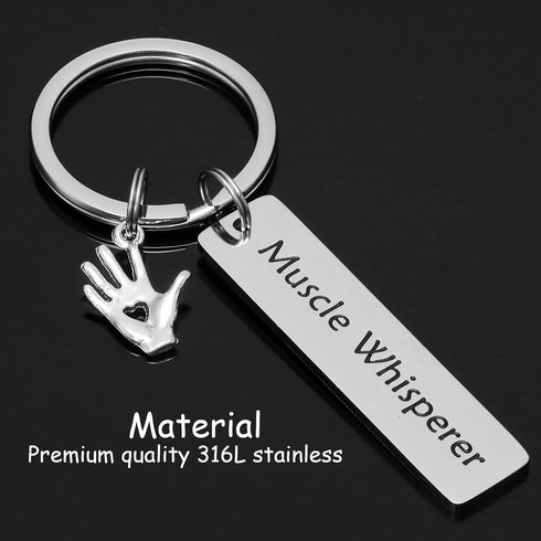 Kivosliviz Massage Therapist Gifts for Women - LMT Gifts & Massage Therapy Accessories Keychain