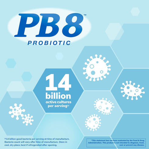 Nutrition Now PB8 Acidophilus Capsules, 60 Count for Digestive Health.