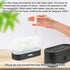 Flame Diffuser Humidifier with Fire Flame Effect, 180ml Aroma Humidifier, Auto Off, 2 Modes, Black for Home, Office,