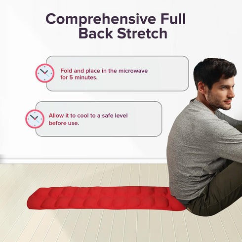 M PAIN MANAGEMENT TECHNOLOGIES 24 Microwavable Heated Acupressure Back Stretcher by Hot Spine - Full Back and Neck