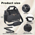 Waxing Kit Carry Bag Compatible with Tress Wellness, Portable Organizer for Wax Warmer and Accessories, Elegant Grey