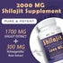60,000 MG Shilajit Pure Himalayan Organic Capsules - 100% Gold Grade for Energy Boost & Immune Support - 60 Capsules