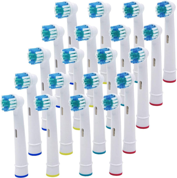Replacement Brush Heads for Oral-B Electric Toothbrush, fit Braun Professional Care/SmartSeries/TriZone, 20pcs