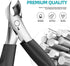Toenail Clippers for Thick Nails for Seniors, Heavy Duty Toe Nail Clippers Kit with Long Handle for Men & Elderly