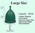 Set 2 SHORDY Reusable Menstrual Cups (Large) of with Mini Box, Medical Grade Silicone, Coupe Menstruelle, Safe Period