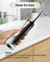 Toothbrush Accessories - External Water Tank for Electric Toothbrush with Water Flosser (Black)